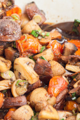 Italian Roasted Mushroom Salad